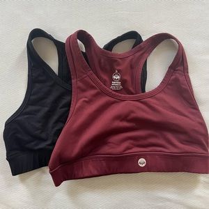Senita Sarah Spots Bras - Maroon & Black